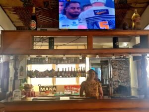 Hotel Nukualofa Bar area
